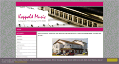 Desktop Screenshot of koppoldmusic.de